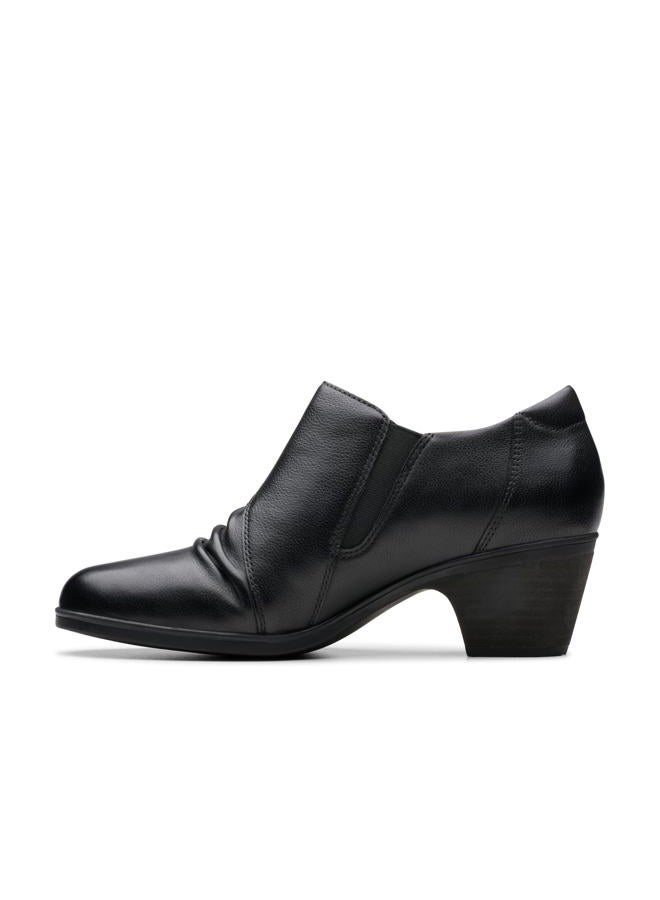 clarks Women's Emily2 Braley Ankle Boot, Black Leather, 9 Narrow - Image 3