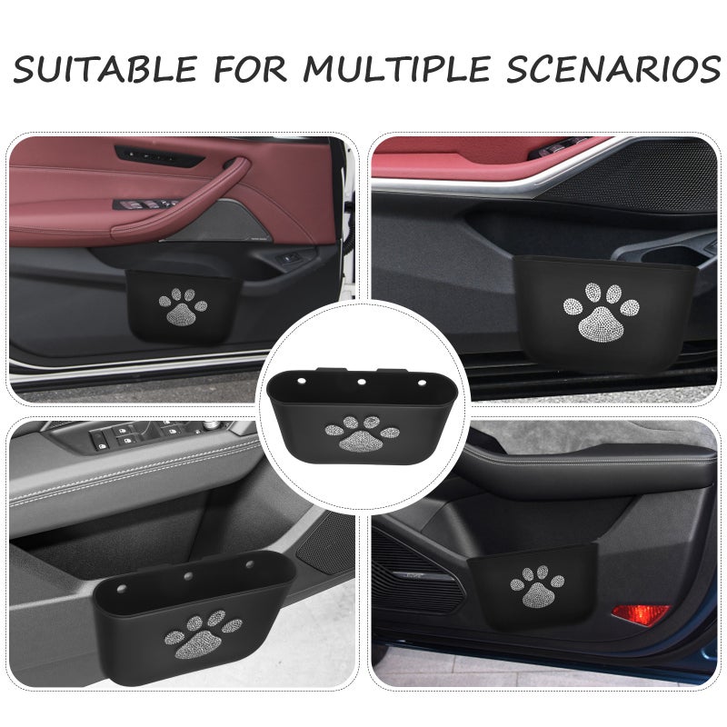 Car Door Trash Can Car Side Door Organizer Vehicle Trash Container Storage Organizer - Image 5