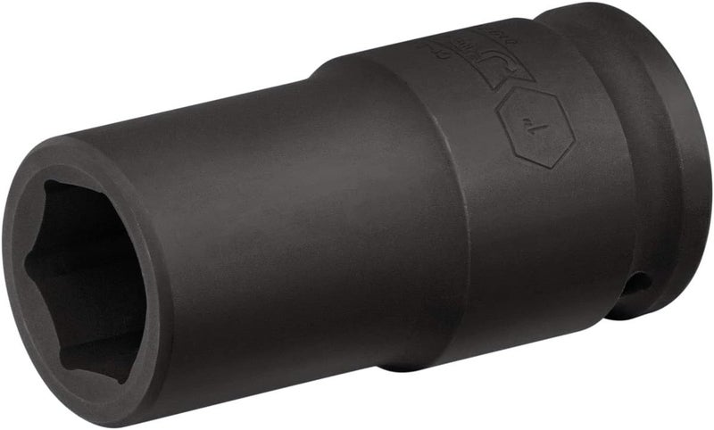 Jetech 3/4 Inch Drive 1 Inch Deep Impact Socket, Made with Heat-Treated Chrome Molybdenum Alloy Steel, 6-Point Design, SAE - Image 1