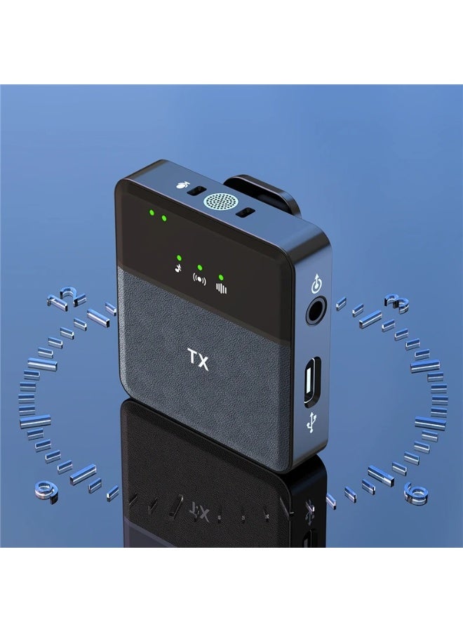 SX31 3-in-1 Multifunction Wireless Microphone with Type-C, Lightning & 3.5mm Receiver | Noise Reduction, 4 Recording Modes, Low Latency & 10-Hour Battery Life - Image 2