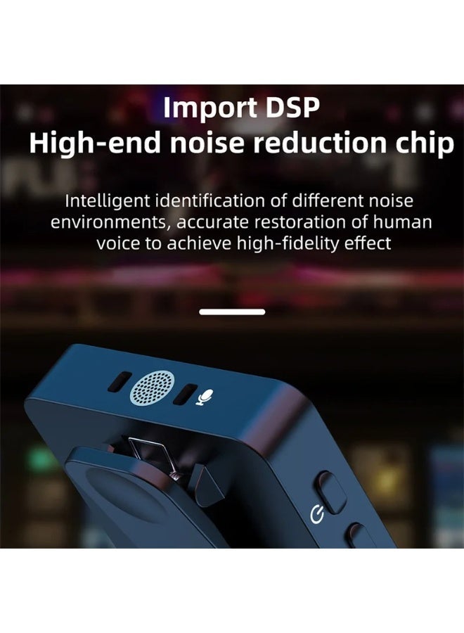 SX31 3-in-1 Multifunction Wireless Microphone with Type-C, Lightning & 3.5mm Receiver | Noise Reduction, 4 Recording Modes, Low Latency & 10-Hour Battery Life - Image 3