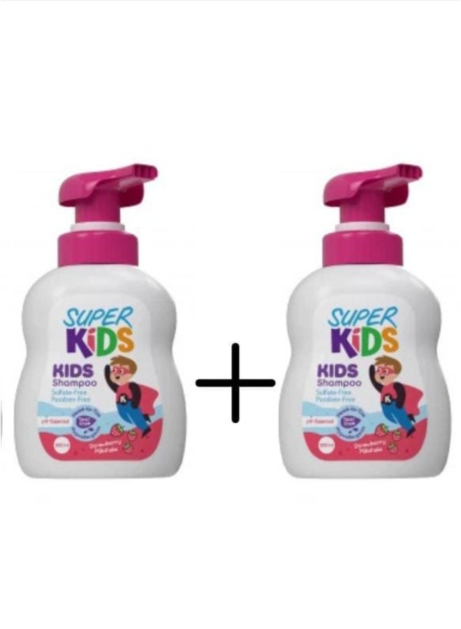 Superkids Strawberry Baby Shampoo 300 ml 1+1