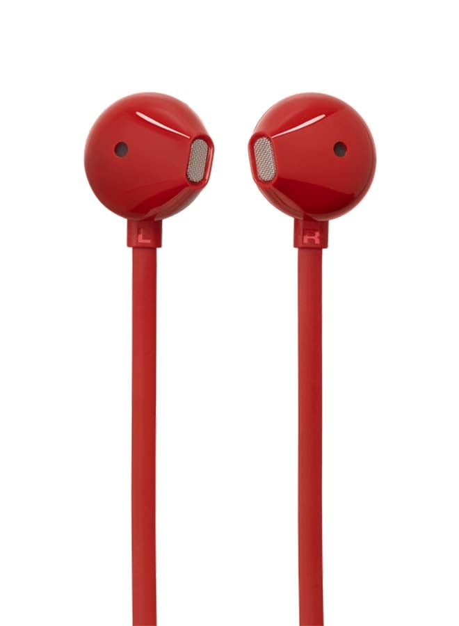 JBL Tune 305C USB-C Wired Hi-Res In-Ear Headphones Red - Image 2