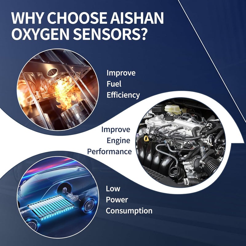 AISHAN Set of 2 O2 Oxygen Sensor Replacement for Jeep, Chrysler, Dodge, VW, and Mitsubishi - Image 2