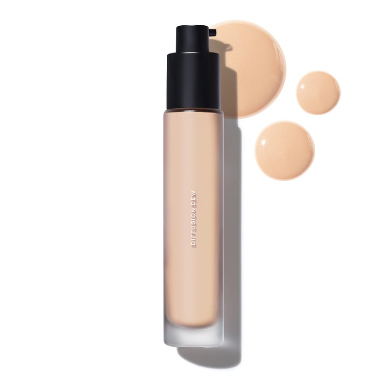 MAKE Beauty Diffusion Dew Skin Tint. Sheer to Medium Coverage Radiant Finish. Blurring, Smoothing, and Brightening for Glowing Complexion. Enhanced with Niacinamide and Adenosine. Fair 01 - Image 1