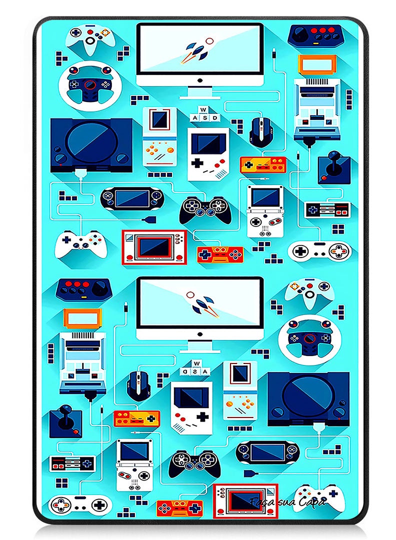 Theodor Protective Flip Case For Huawei MatePad 11.5 S (2024) With Trifold Stand Auto Wake Sleep Shockproof Cover Gaming Wallpaper - Image 1