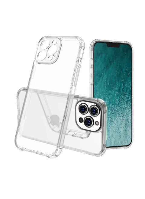 iPhone 11 Pro Max Crystal Clear Shockproof PC + TPU Protective Case Cover (Transparent)