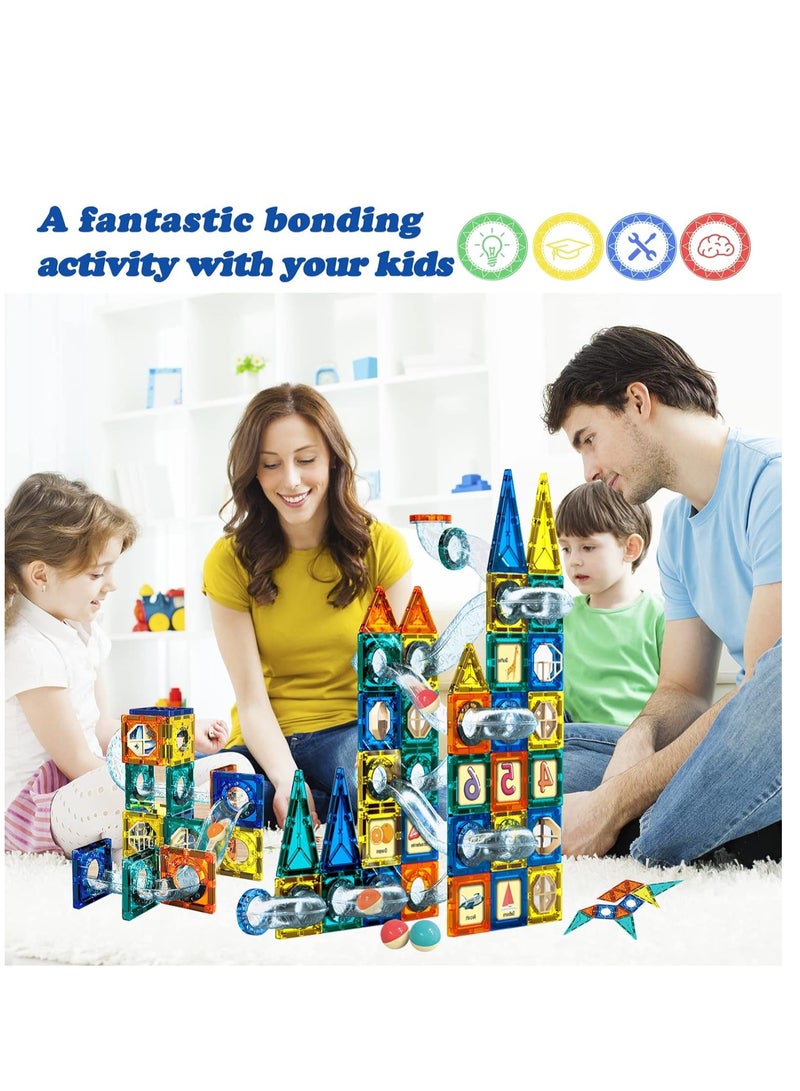 Magnetic Building Set for Kids - 42pcs Magnet Blocks Toys Learning Educational  - Image 4