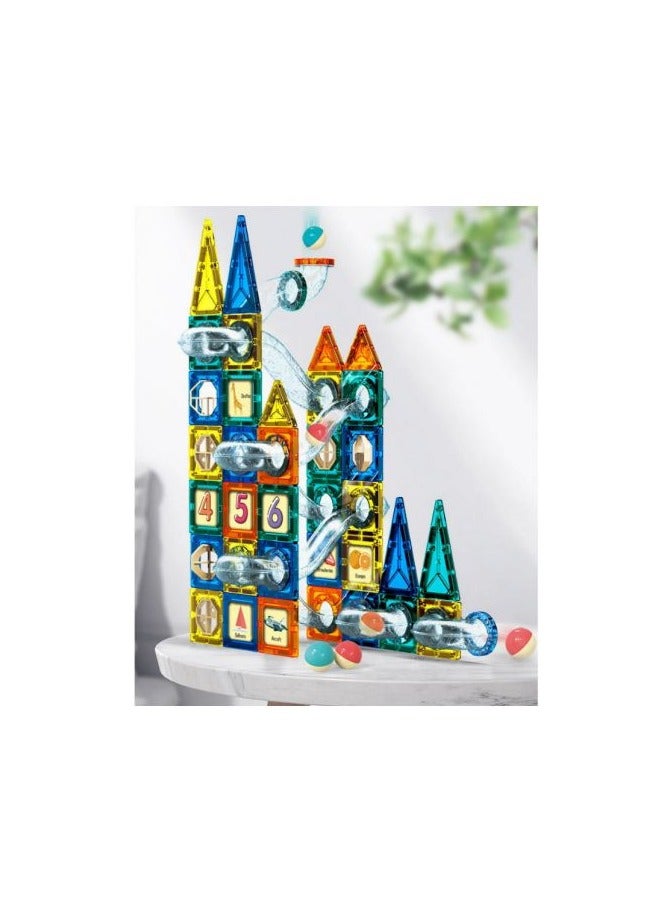Magnetic Building Set for Kids - 42pcs Magnet Blocks Toys Learning Educational  - Image 2