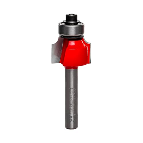 Freud Radius Rounding Over Bit with Perma-Shield Coating and Quadra-Cut Design for Flawless Finish - 2 Cutters, 1/4" Shank Dia., 1/8" Radius, 2-3/16" Length - 34-104 - Image 5