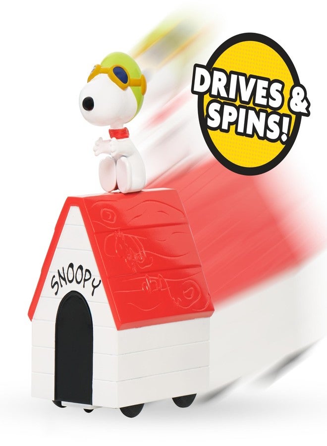 بينتس لعبة Peanuts Flying Ace التي تعمل بجهاز تحكم عن بعد - مركبة Snoopy Doghouse RC، تدور وتقود بشكل تفاعلي، للأطفال من عمر 3 سنوات فما فوق، ألعاب أطفال من عمر 3 سنوات فما فوق من Just Play - Image 3