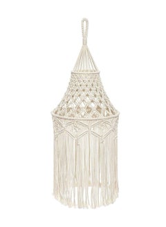 Excefore Macrame Lamp Shade Boho Hanging Pendant Light Cover Modern Office Bedroom Living Room Nursery Dorm Room Bohemian Home Decor  - Image 1