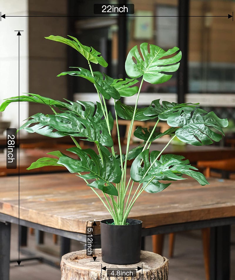 Toopify Fake Plants Large, Artificial Floor Plants Tall for Home Office Living Room Decor Indoor - Image 2