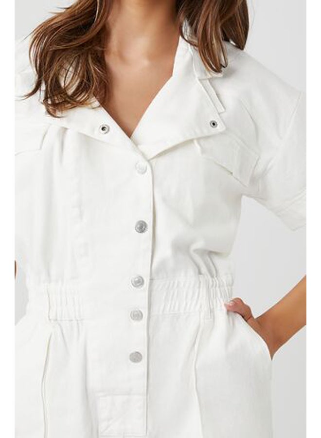 FOREVER 21 Utility Twill Romper - Image 5