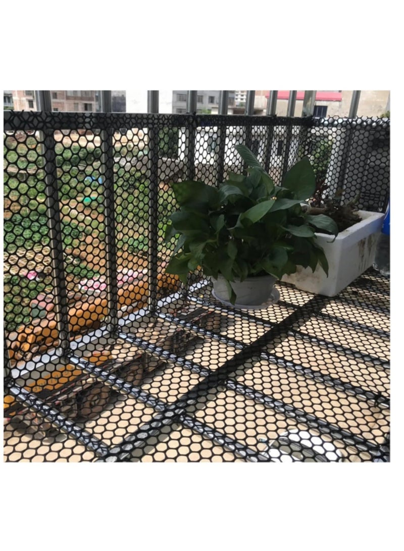 1pcs Plastic Wire Mesh Fence Poultry Netting Versatile Hexagonal Fencing for Poultry Dogs Rabbit Snake Barrier&Gardening 0.4*3M - Image 5