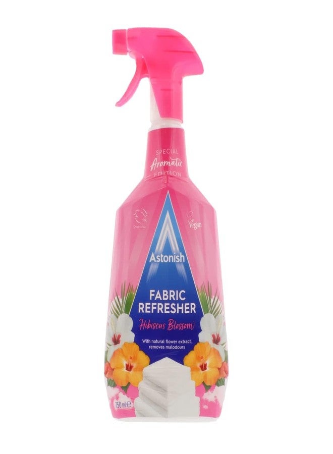 GROB Astonish Specialist Fabric Refresher - Hibiscuss Blossom 750ml |Special Aromatic Winter Edition | Fabric, Carpet, Curtains, Upholstery Freshener & Deodorizer Trigger Spray|Smart Living Product - Image 1