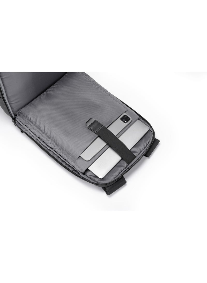 كينغسونز حقيبة لابتوب مقاس 15.6 بوصة 🎒 لون– مقاومة للماء 💧، حجرة رئيسية 🧩، جيب مبطن للابتوب 💻، جيب للـ iPad 📱، 6 جيوب إضافية للإكسسوارات 🔌، تصميم عملي مريح، مع حزام حقيبة السفر الخلفي 🧳 مثالية للطلاب، العمل والسفر ✈️ - Image 3