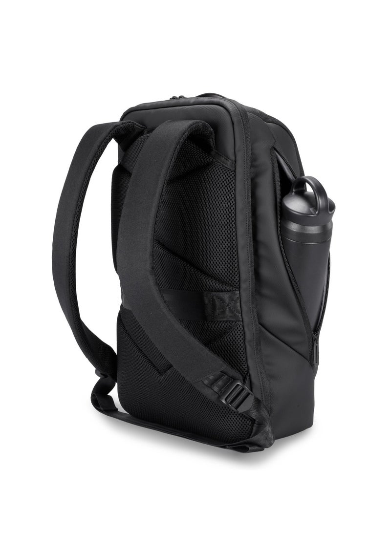 كينغسونز حقيبة لابتوب مقاس 15.6 بوصة 🎒 لون– مقاومة للماء 💧، حجرة رئيسية 🧩، جيب مبطن للابتوب 💻، جيب للـ iPad 📱، 6 جيوب إضافية للإكسسوارات 🔌، تصميم عملي مريح، مع حزام حقيبة السفر الخلفي 🧳 مثالية للطلاب، العمل والسفر ✈️ - Image 5