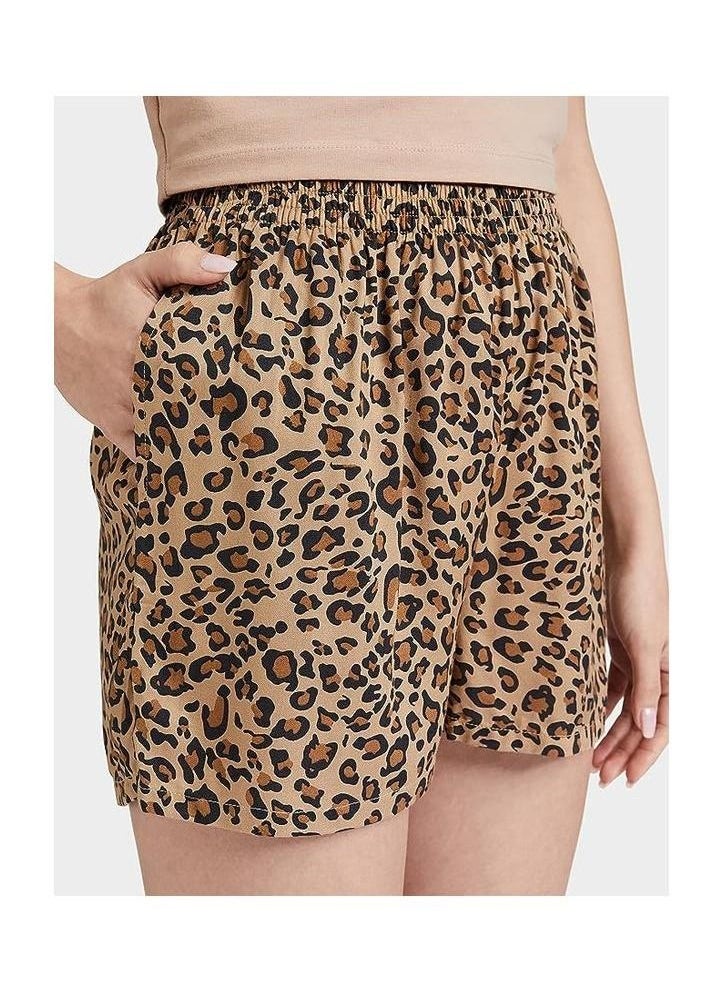 Leopard Print Women Casual Shorts - pzsku/Z0F7AB5FC345684D0B88EZ/45/_/1694346420/03fb2c2b-6f6b-427e-b05b-a3910e86f76b