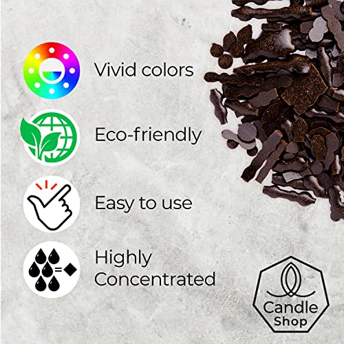 Candle Shop Brown Candle Dye 2oz for Soy Candle Making – Highly Concentrated Candle Wax Dyes – Candle Shop Premium Color Dye Chips for Soy Wax, Beeswax, Paraffin - Image 2