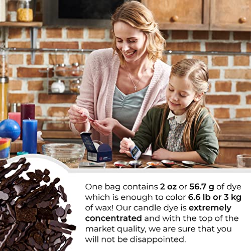 Candle Shop Brown Candle Dye 2oz for Soy Candle Making – Highly Concentrated Candle Wax Dyes – Candle Shop Premium Color Dye Chips for Soy Wax, Beeswax, Paraffin - Image 4