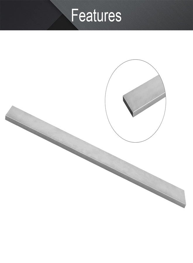 اتول مارت بتة أداة مخرطة Utoolmart HSS مقاس 6 مم × 25 مم × 300 مم، قطع أداة تحويل مخرطة مربعة من الفولاذ عالي السرعة، قطع مطحنة مستطيلة الشكل - Image 3