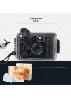Generic The Birthday Gift Of The Girl Student's Entry-level Affordable Portable Camera-Color:Transparent Black Gift Box Gift Bag Packaging - Camera + 36 Film + Gift + Gift Box  - Image 1