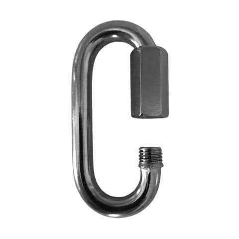 Tri Surge 2 Pieces Stainless Steel 316 Marine Grade Quick Link Carabiner 5/16" (8mm) for Chain, Rope, Swing Cable Connector and Other Uses, Versatile - Image 1