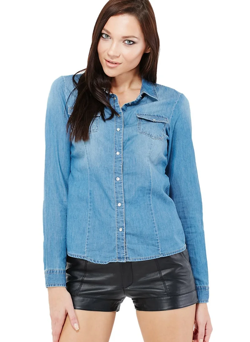 Jacqueline de Yong Arizona Denim Shirt