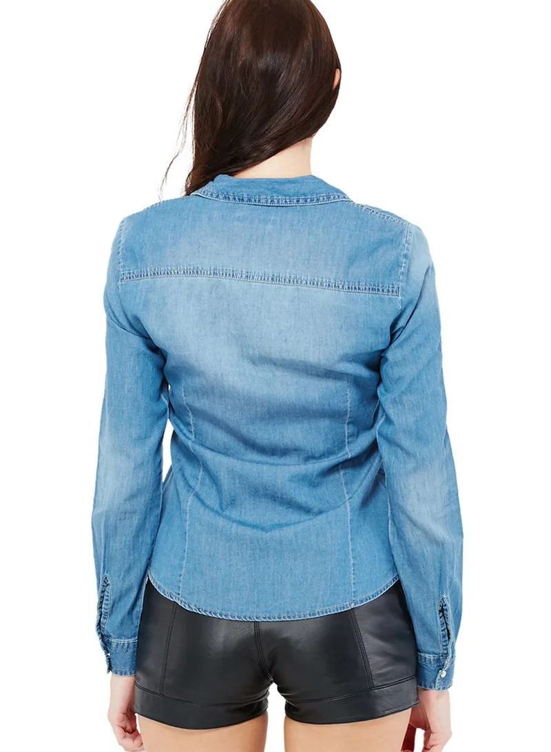Jacqueline de Yong Arizona Denim Shirt