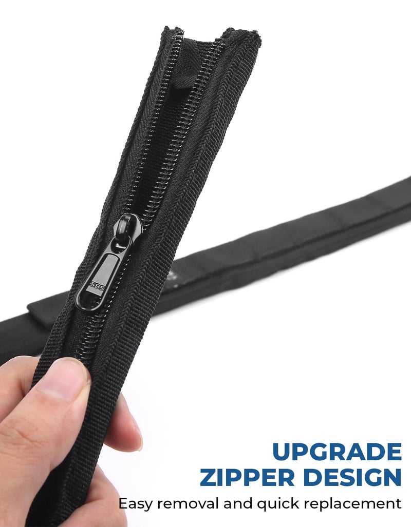 JOYTUTUS Door Limiting Straps Compatible with 1996-2024 Wrangler CJ YJ TJ JK JL, Heavy Duty Strong Adjustable Check Strap with Wire Protecting Harness, 2 Pack - Image 2
