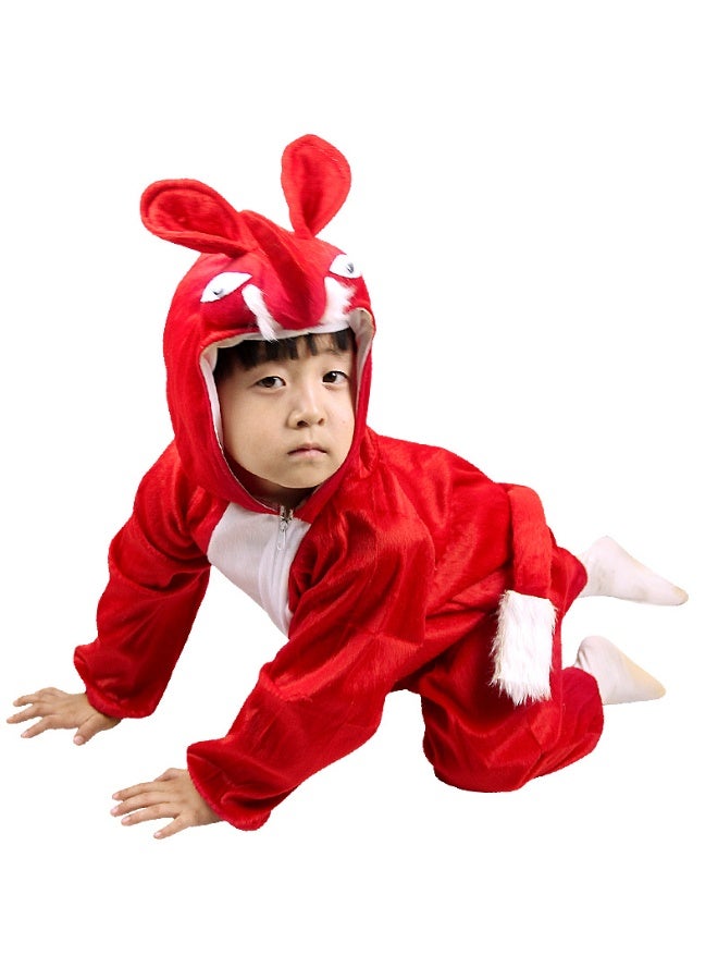 NIBEMINENT Children's animal costumes: tigers, frogs, rabbits, small animals, school programs, performances, and costumes - Image 1