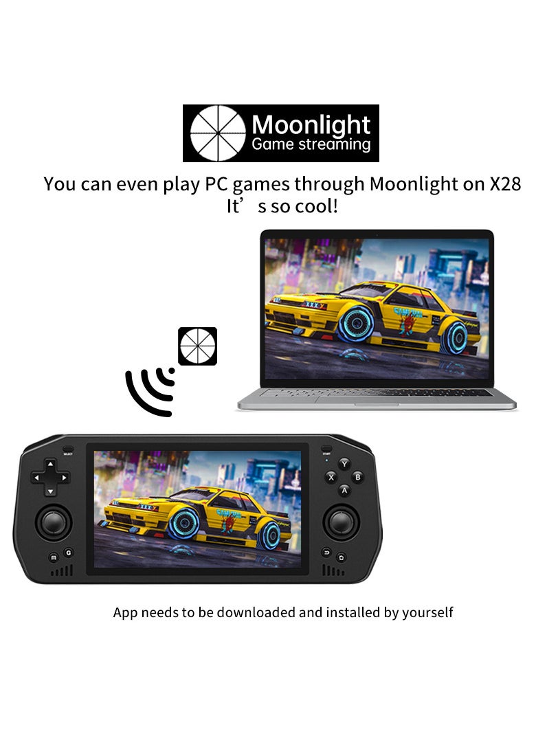 Powkiddy - Powkiddy Powkiddy X28 Android 11 Unisoc Tiger T618 5.5 Inch Touch IPS Screen Handheld Retro Game Console Google Store - Image 1