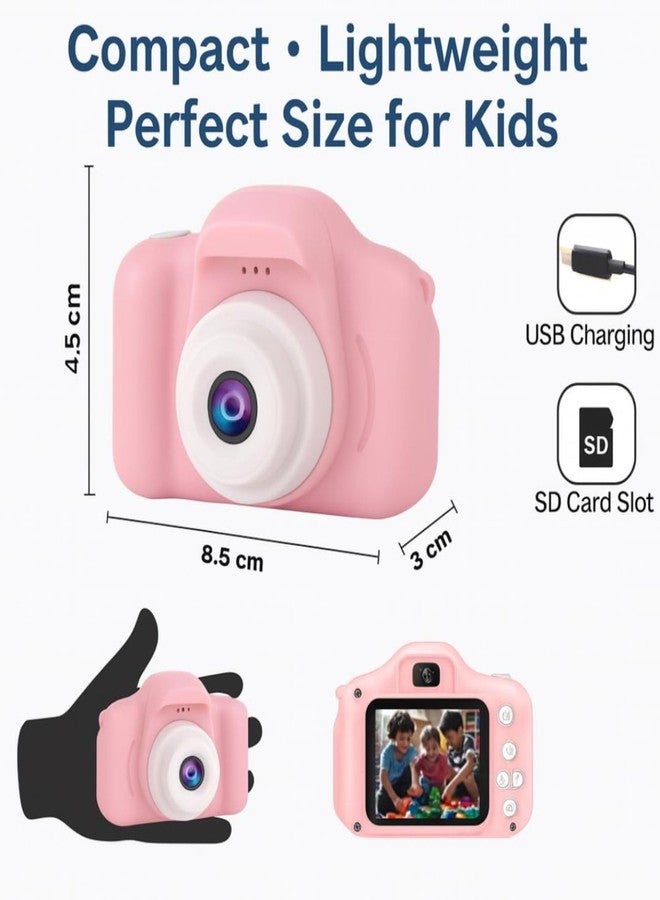 Zepplay Kids Digital Camera (Multicolor) for Boys & Girls | 1080P HD Photo & Video | 13MP Mini Selfie Camera with 2-Inch Screen | USB Rechargeable Gift for Ages 3–15 - Image 3