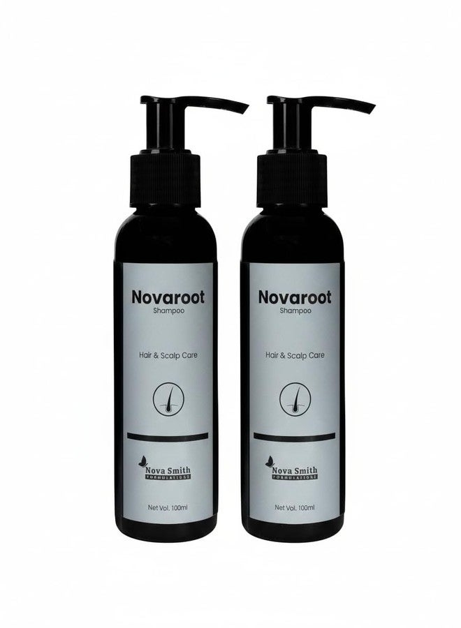 Novaroot Shampoo for anti dandruff & Hairfall - 100ml | Professional shampoo for Strengthening and Repairing Hair, With Protein & Omega-9, For Men & Women (Pack 2) - Image 1