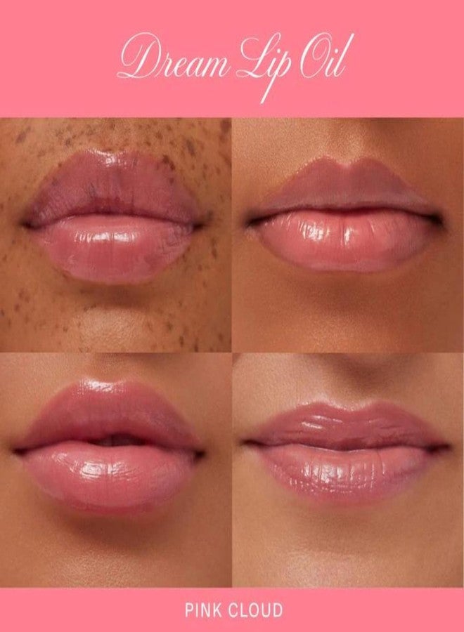 Summer Fridays Dream Lip Oil Set - Tinted Sheer Hydration and High Shine - Pink Cloud + Blush Dreams + Soft Mauve + Rosewood Nights (0.15 Oz) - Image 3
