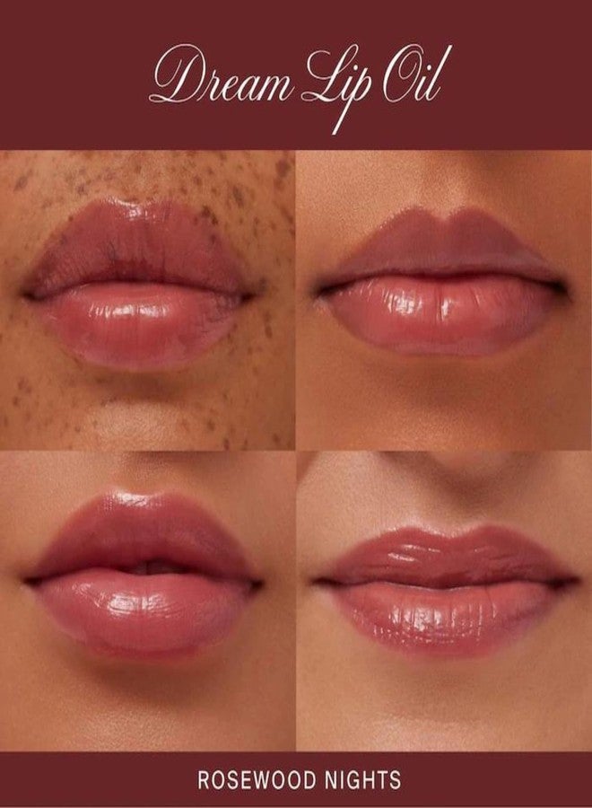 Summer Fridays Dream Lip Oil Set - Tinted Sheer Hydration and High Shine - Pink Cloud + Blush Dreams + Soft Mauve + Rosewood Nights (0.15 Oz) - Image 2