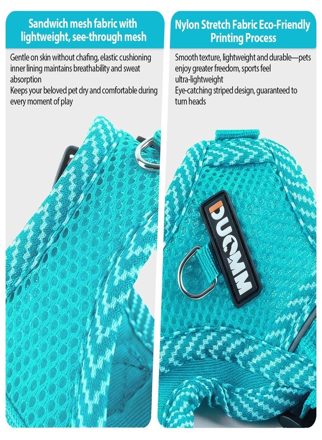 wanheart Cat Harness and Leash Set - Escape Proof Adjustable Breathable Vest for Cats, Soft Mesh Padded Harness with Reflective Strips - Easy Control for Kittens, Indoor & Outdoor Cats (Emerald, S) - Image 4
