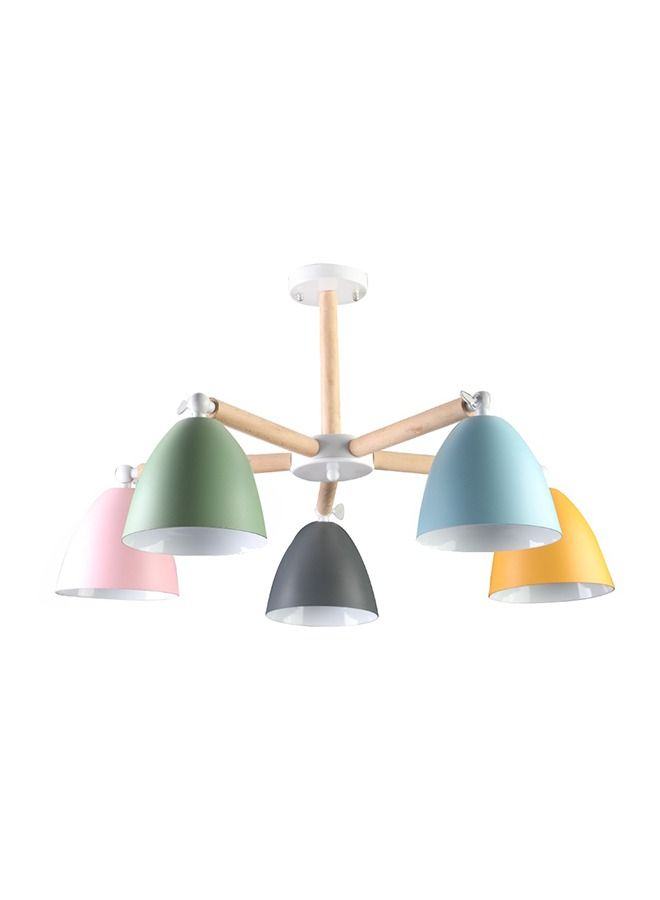 El Rawda Lighting Shot Ceiling Lamp - 5 Lamps | modern decorative LED E27 pendant light ceiling lamp hanging | suitable for any room | Color: Multicolor | Size: 40x80 cm - Image 1