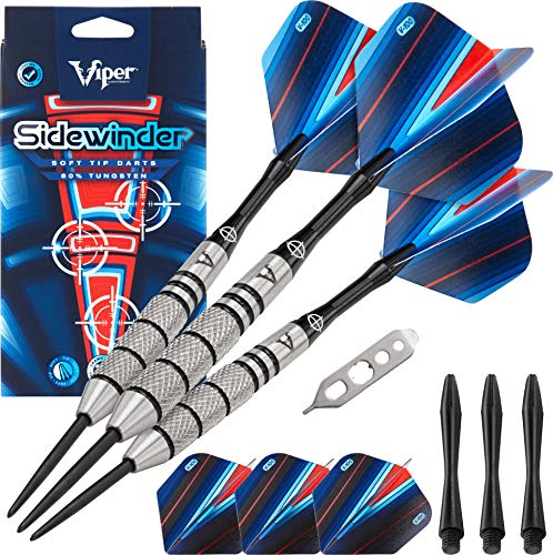 Viper by GLD Products unisex adult Black Ring Barrel darts, Black, 21 grams US - Image 1