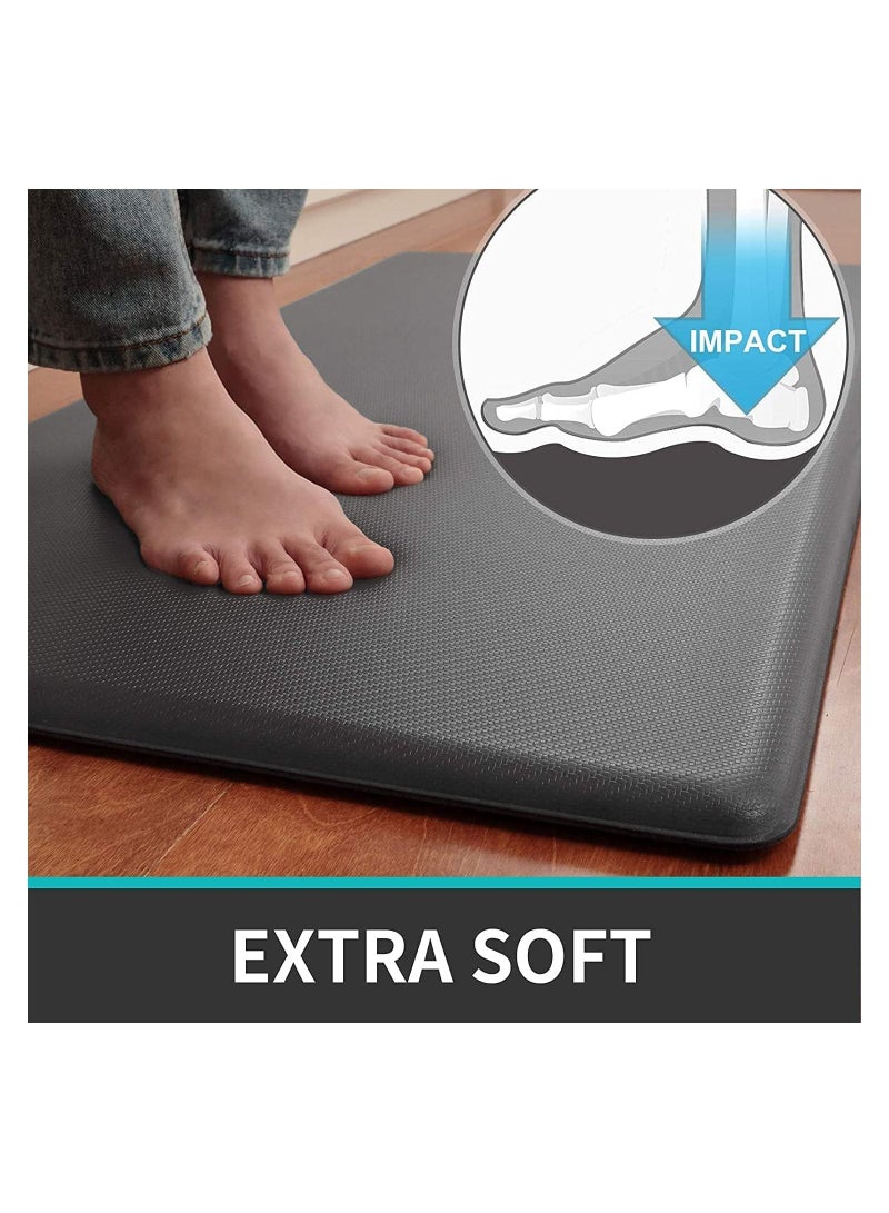 Anti Fatigue Kitchen Mat 50x180CM 3/4 Inch Thick Anti-Slip Stain Resistant Padded Cushioned Memory Foam Floor Comfort Mat  - Image 5