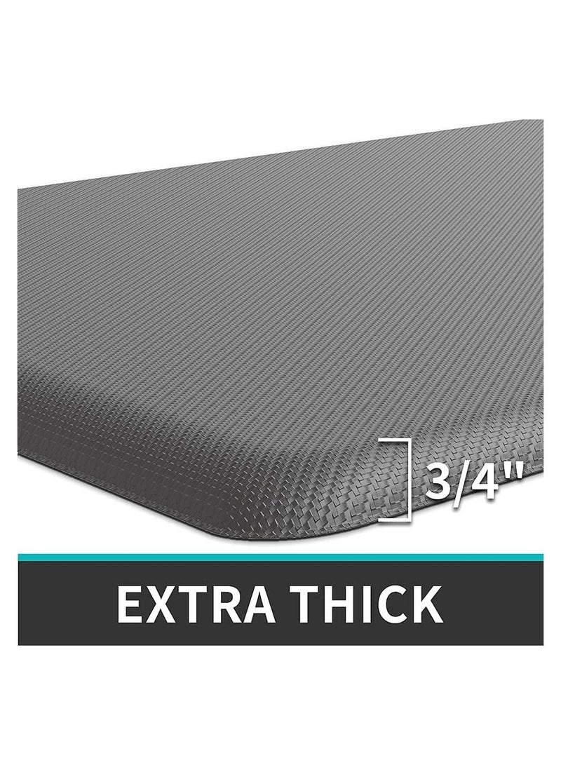 Anti Fatigue Kitchen Mat 50x180CM 3/4 Inch Thick Anti-Slip Stain Resistant Padded Cushioned Memory Foam Floor Comfort Mat  - Image 2