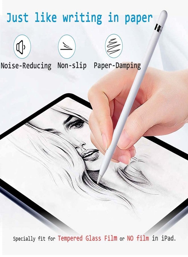 MJKOR Soft Paperfeel Damping Tips Replacement Compatible with Apple Pencil 1st Gen & 2nd Gen, Noise Reducing Pen Nibs for iPad Pro(2 PCS) - Image 4