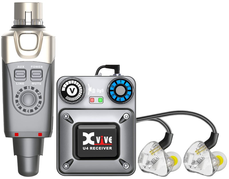 Xvive U4T9 with U4 Wireless inEar Monitor System and T9 IEM Earphones