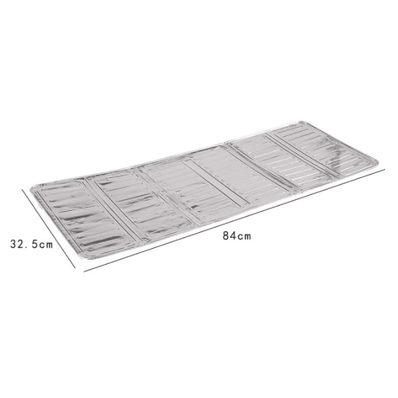 Aluminum Foil Splash Guard Stove Heat Insulation Baffle Kitchen Cooking Utensils - Image 3