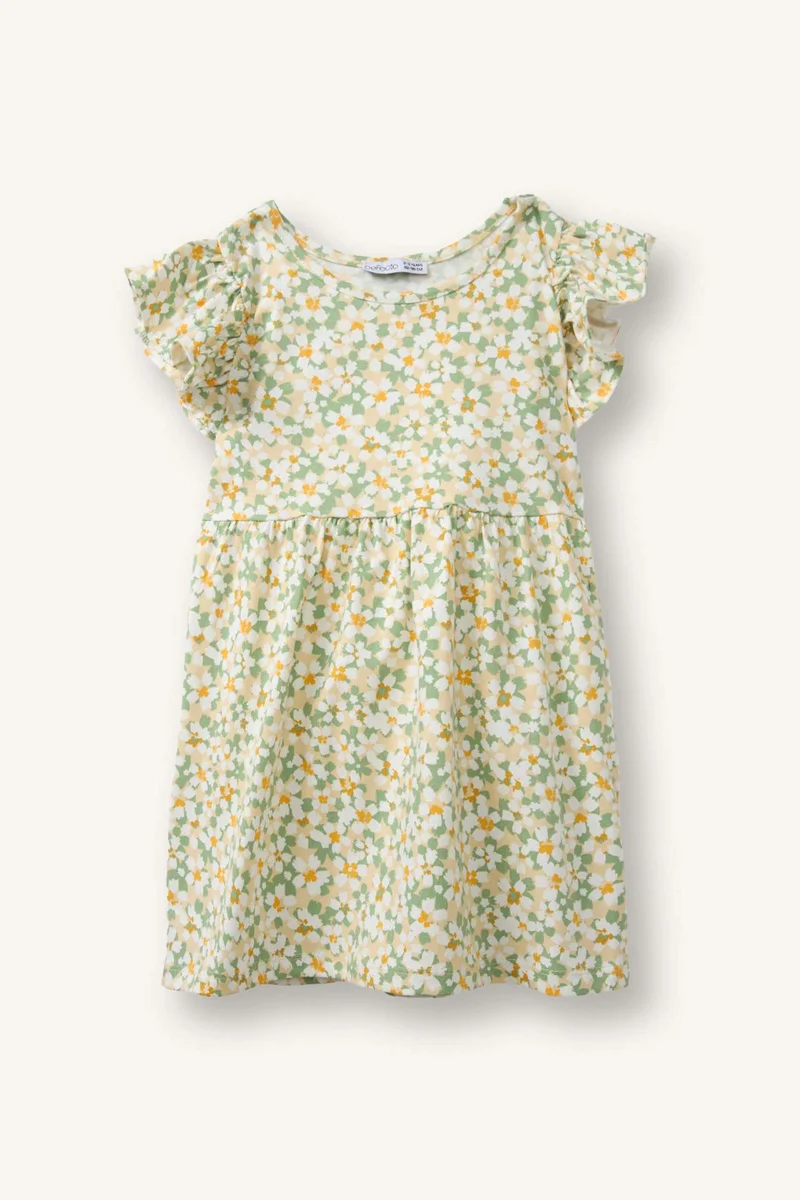 ديفاكتو Printed Strappy Knitted Dress