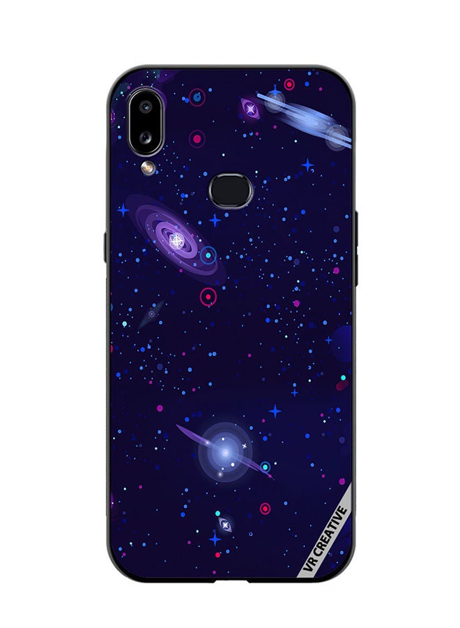 VR CREATIVE Protective Case Cover For Samsung Galaxy A10s Galaxy Space Design Multicolour - Image 1