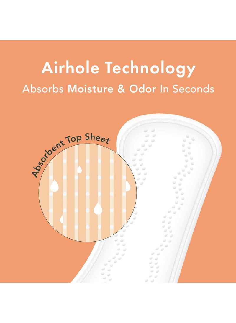 Rael Korean Organic Cotton Panty Liners Super Long 18 Pack for Women Daily Use Breathable Unscented Soft Feminine Pads Hypoallergenic Natural Liners for Comfort and Protection - Image 3