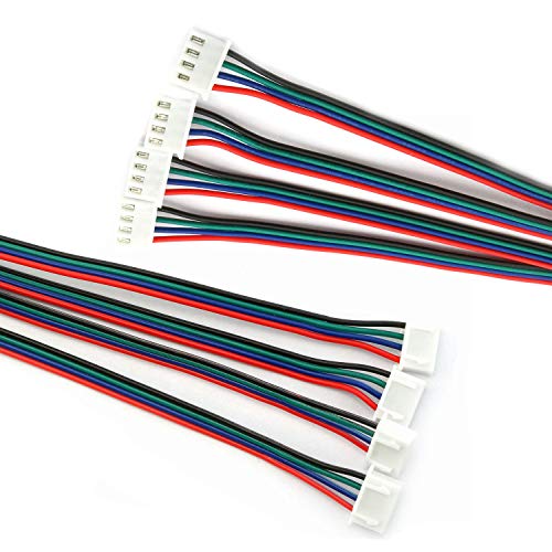 RuiLing 4PCS 1.5M 59 Inch Stepper Motor Cables Lead Wire HX2.54 4 Pin to 6 Pin - Image 1