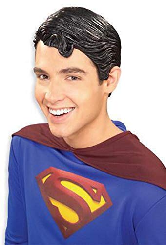 Rubies DC Comics Superheroes: Superman Molded Vinyl Wig for Adults, Men's No Size - Image 3